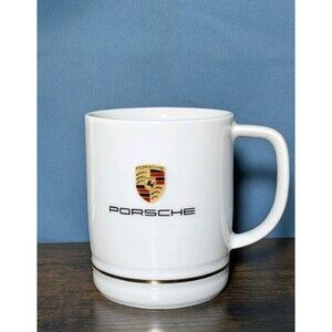 Porsche Porcelain Crest Cup Coffee Mug Tea Cup Kahla Germany